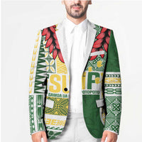 Samoa Uniting Party Blazer SUP Est 2025 Siapo Pattern LT14 - Polynesian Pride