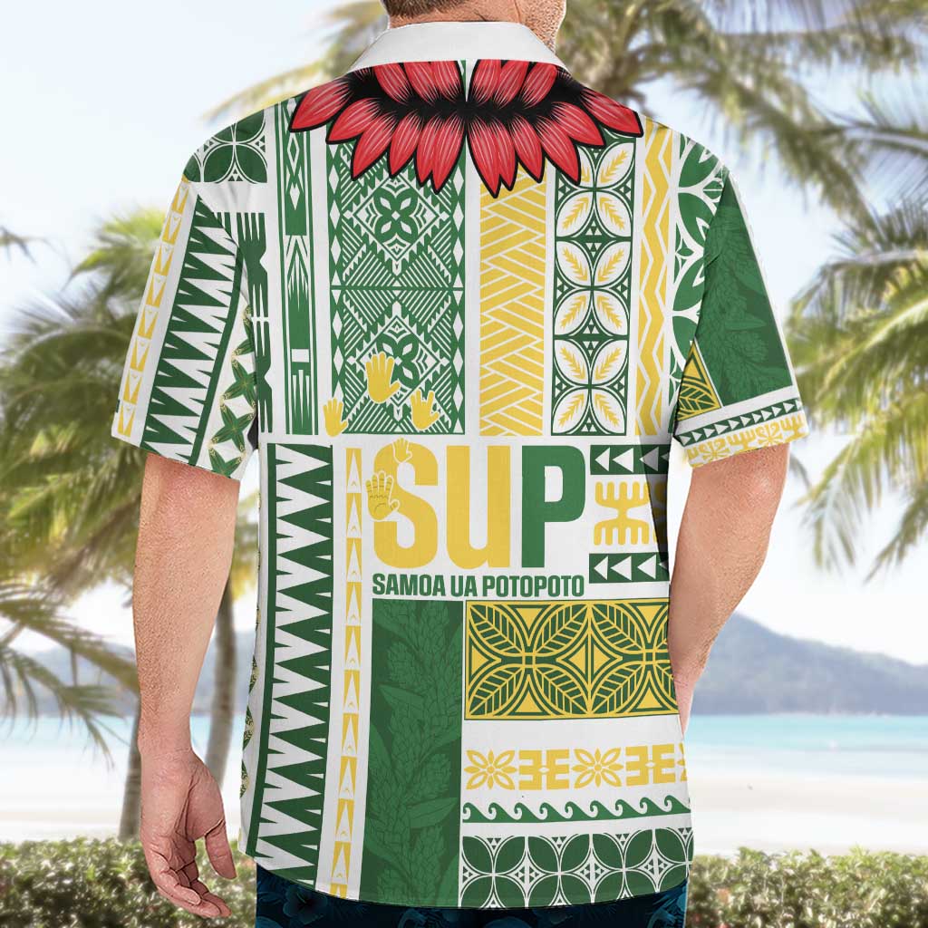 Samoa Uniting Party Hawaiian Shirt SUP Est 2025 Siapo Pattern LT14 - Polynesian Pride