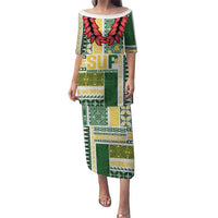 Samoa Uniting Party Puletasi SUP Est 2025 Siapo Pattern - Polynesian Pride