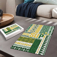 Samoa Uniting Party Puzzle SUP Est 2025 Siapo Pattern LT14 - Polynesian Pride