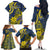 Niue Peniamina Gospel Day Family Matching Off Shoulder Long Sleeve Dress and Hawaiian Shirt Unique Niean Hiapo LT14 - Polynesian Pride