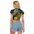 Niue Peniamina Gospel Day Raglan Cropped T Shirt Unique Niean Hiapo LT14 - Polynesian Pride