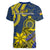 Niue Peniamina Gospel Day Women V Neck T Shirt Unique Niean Hiapo LT14 - Polynesian Pride