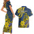 Personalised Niue Peniamina Gospel Day Couples Matching Short Sleeve Bodycon Dress and Hawaiian Shirt Unique Niean Hiapo LT14 - Polynesian Pride