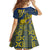 Personalised Niue Peniamina Gospel Day Family Matching Off Shoulder Long Sleeve Dress and Hawaiian Shirt Unique Niean Hiapo LT14 - Polynesian Pride