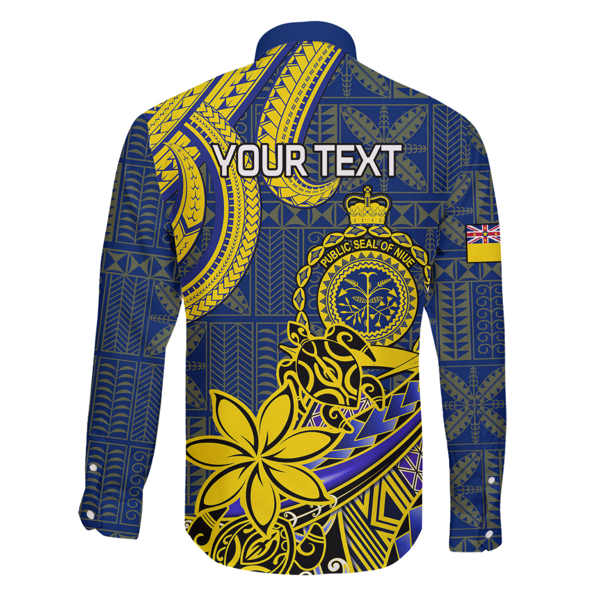 Personalised Niue Peniamina Gospel Day Family Matching Off Shoulder Long Sleeve Dress and Hawaiian Shirt Unique Niean Hiapo LT14 - Polynesian Pride