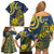 Personalised Niue Peniamina Gospel Day Family Matching Off Shoulder Short Dress and Hawaiian Shirt Unique Niean Hiapo LT14 - Polynesian Pride