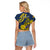 Personalised Niue Peniamina Gospel Day Raglan Cropped T Shirt Unique Niean Hiapo LT14 - Polynesian Pride