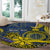 Personalised Niue Peniamina Gospel Day Round Carpet Unique Niean Hiapo LT14 - Polynesian Pride