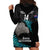 Custom New Zealand Silver Fern Rugby Hoodie Dress Pacific 2023 Kia Haka Kiwis With Maori Ta Moko LT14 - Polynesian Pride