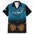 Custom Fiji Tapa Rugby Family Matching Mermaid Dress and Hawaiian Shirt Pacific 2023 Go Fijian Bati LT14 Dad's Shirt - Short Sleeve Blue - Polynesian Pride