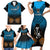 Custom Fiji Tapa Rugby Family Matching Short Sleeve Bodycon Dress and Hawaiian Shirt Pacific 2023 Go Fijian Bati LT14 - Polynesian Pride