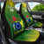Custom Cook Islands Rugby Car Seat Cover Pacific 2023 Go The Kukis LT14 - Polynesian Pride