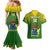 Custom Cook Islands Rugby Couples Matching Mermaid Dress and Hawaiian Shirt Pacific 2023 Go The Kukis LT14 - Polynesian Pride