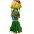 Custom Cook Islands Rugby Family Matching Mermaid Dress and Hawaiian Shirt Pacific 2023 Go The Kukis LT14 - Polynesian Pride