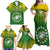 Custom Cook Islands Rugby Family Matching Off Shoulder Maxi Dress and Hawaiian Shirt Pacific 2023 Go The Kukis LT14 - Polynesian Pride