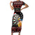 All I Want For Christmas Is Darts New Zealand Short Sleeve Bodycon Dress