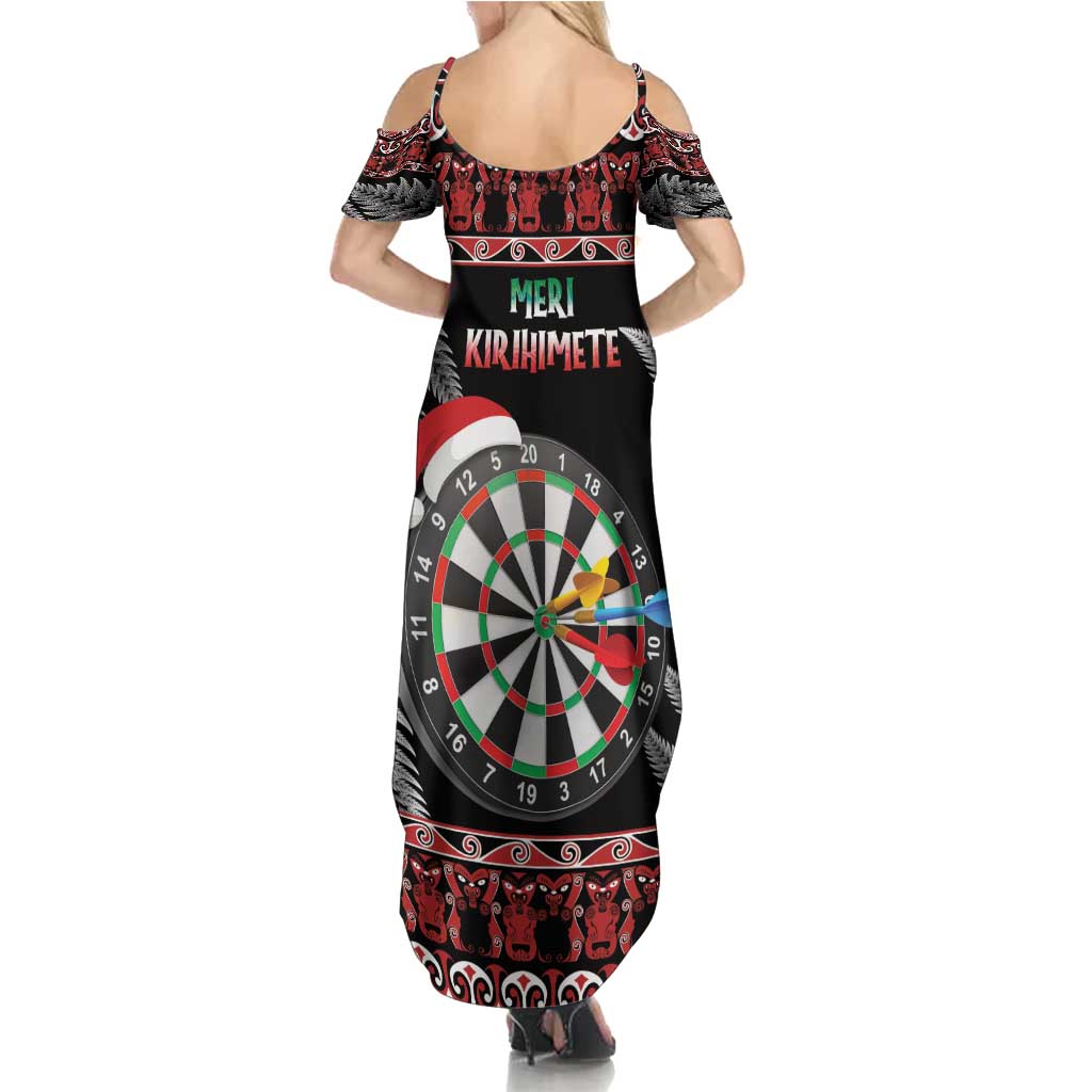 All I Want For Christmas Is Darts New Zealand Summer Maxi Dress