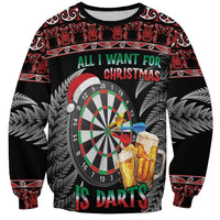 All I Want For Christmas Is Darts New Zealand Sweatshirt