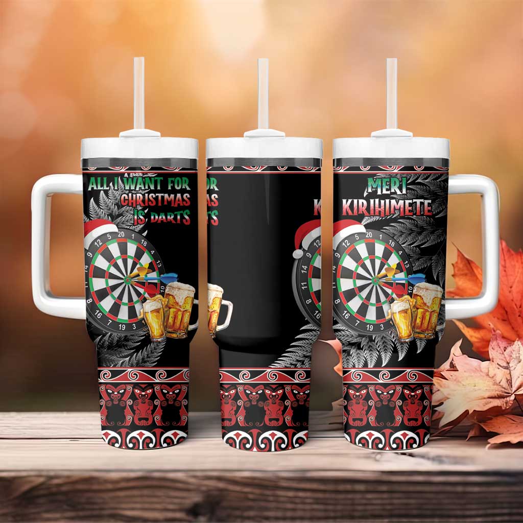 All I Want For Christmas Is Darts New Zealand Tumbler With Handle