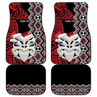 Personalised New Zealand Christmas Car Mats Meri Kirihimete Maori Wheku - Taniko Art