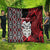 Personalised New Zealand Christmas Quilt Meri Kirihimete Maori Wheku - Taniko Art