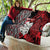 Personalised New Zealand Christmas Quilt Meri Kirihimete Maori Wheku - Taniko Art