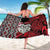 Personalised New Zealand Christmas Sarong Meri Kirihimete Maori Wheku - Taniko Art