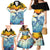 Aloha Hawaii Dolphins Family Matching Mermaid Dress and Hawaiian Shirt Heart Of The Ocean Tropical Summer Vibes LT14 - Polynesian Pride