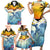 Aloha Hawaii Dolphins Family Matching Short Sleeve Bodycon Dress and Hawaiian Shirt Heart Of The Ocean Tropical Summer Vibes LT14 - Polynesian Pride