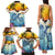 Aloha Hawaii Dolphins Family Matching Tank Maxi Dress and Hawaiian Shirt Heart Of The Ocean Tropical Summer Vibes LT14 - Polynesian Pride