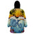 Aloha Hawaii Dolphins Wearable Blanket Hoodie Heart Of The Ocean Tropical Summer Vibes LT14 - Polynesian Pride