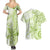 Polynesia Dolphins Couples Matching Summer Maxi Dress and Hawaiian Shirt Valentine Day Floral Polynesian - Vintage Lime Green LT14 - Polynesian Pride