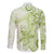 Polynesia Dolphins Family Matching Long Sleeve Bodycon Dress and Hawaiian Shirt Valentine Day Floral Polynesian - Vintage Lime Green LT14 - Polynesian Pride