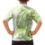 Polynesia Dolphins Family Matching Puletasi and Hawaiian Shirt Valentine Day Floral Polynesian - Vintage Lime Green LT14 - Polynesian Pride