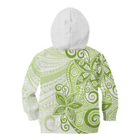 Polynesia Dolphins Kid Hoodie Valentine Day Floral Polynesian - Vintage Lime Green LT14 - Polynesian Pride