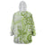 Polynesia Dolphins Wearable Blanket Hoodie Valentine Day Floral Polynesian - Vintage Lime Green LT14 - Polynesian Pride