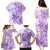 Polynesia Dolphins Family Matching Puletasi and Hawaiian Shirt Valentine Day Floral Polynesian - Vintage Purple LT14 - Polynesian Pride