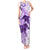 Polynesia Dolphins Tank Maxi Dress Valentine Day Floral Polynesian - Vintage Purple LT14 Women Purple - Polynesian Pride