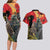 New Zealand and Australia ANZAC Day Couples Matching Long Sleeve Bodycon Dress and Hawaiian Shirt Sliver Fern Kakapo With Golden Wattle Kangaroo