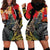 New Zealand and Australia ANZAC Day Hoodie Dress Sliver Fern Kakapo With Golden Wattle Kangaroo