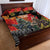 New Zealand and Australia ANZAC Day Quilt Bed Set Sliver Fern Kakapo With Golden Wattle Kangaroo