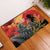 New Zealand and Australia ANZAC Day Rubber Doormat Sliver Fern Kakapo With Golden Wattle Kangaroo