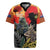 New Zealand and Australia ANZAC Day Rugby Jersey Sliver Fern Kakapo With Golden Wattle Kangaroo