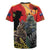 New Zealand and Australia ANZAC Day Rugby Jersey Sliver Fern Kakapo With Golden Wattle Kangaroo