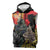 New Zealand and Australia ANZAC Day Sleeveless Hoodie Sliver Fern Kakapo With Golden Wattle Kangaroo - Polynesian Pride