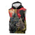 New Zealand and Australia ANZAC Day Sleeveless Zip Hoodie Sliver Fern Kakapo With Golden Wattle Kangaroo - Polynesian Pride