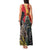 New Zealand and Australia ANZAC Day Tank Maxi Dress Sliver Fern Kakapo With Golden Wattle Kangaroo