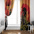 New Zealand and Australia ANZAC Day Window Curtain Sliver Fern Kakapo With Golden Wattle Kangaroo