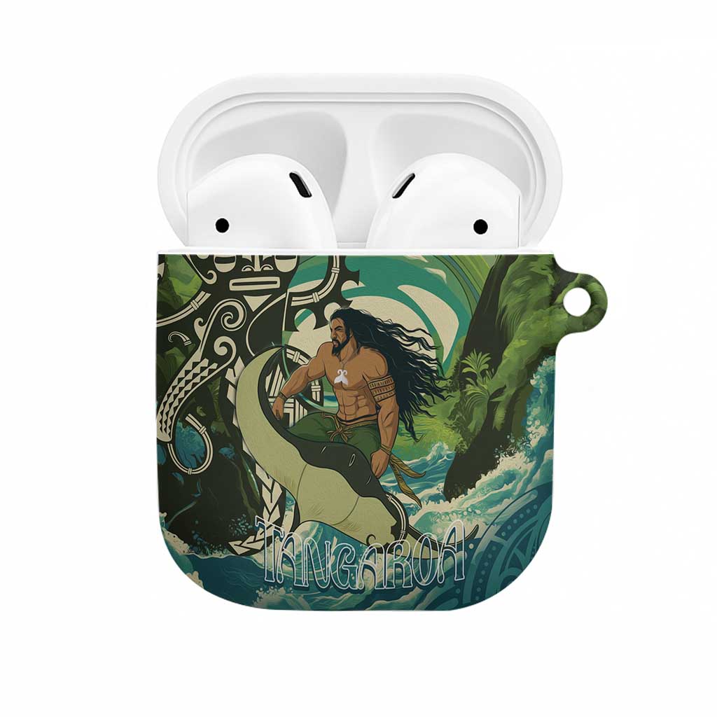 Aotearoa Tangaroa Atua AirPods Case New Zealand God Of The Ocean - Polynesian Pride